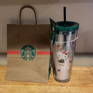 Starbucks Hello Kitty Tumbler Cold Drink Collaboration